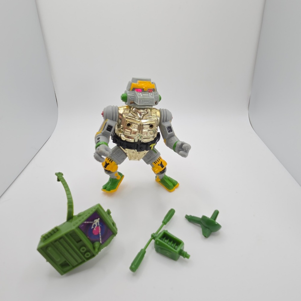 TMNT Metalhead Action Figure Gold Chrome Supermutants 100%Playmates 1994 Vintage